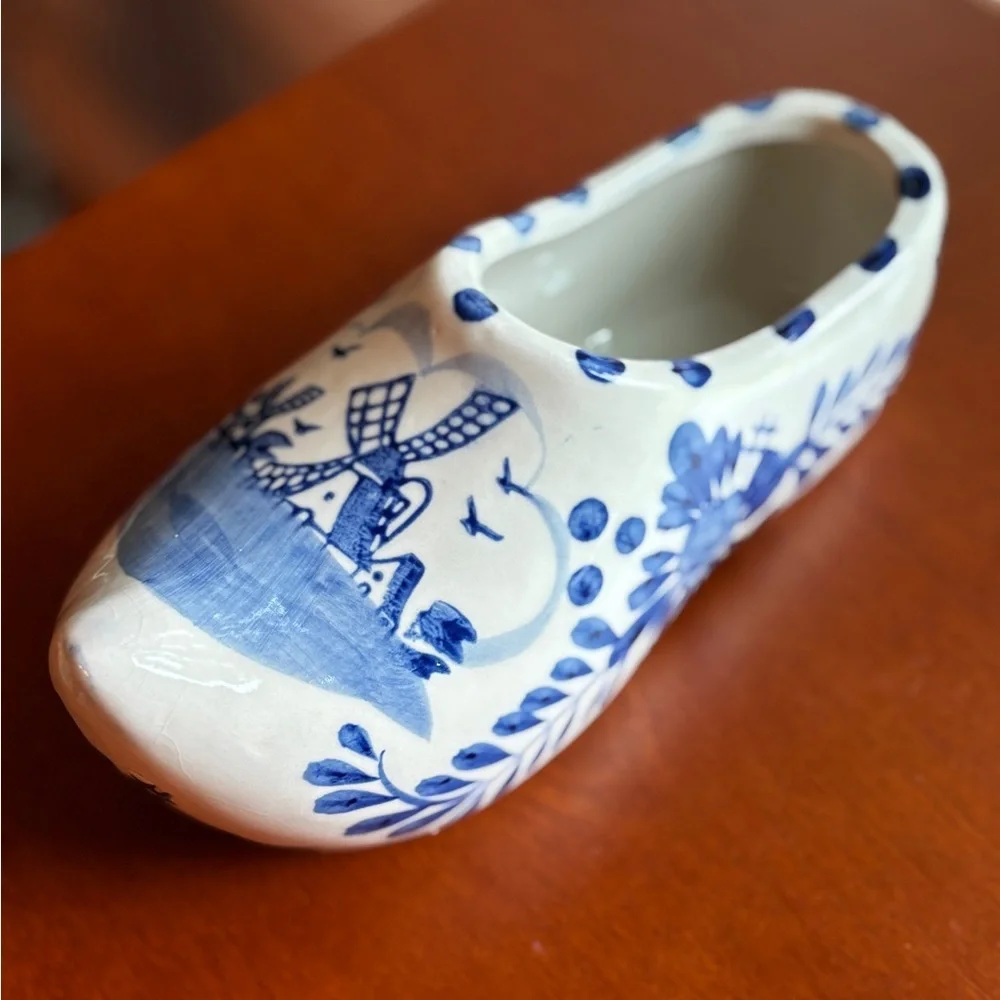 Holland Shoe Dutch Porcelain Vintage